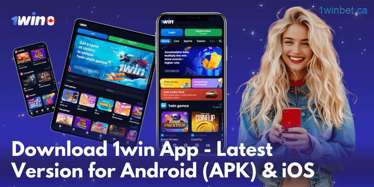 Players in Canada can access the free 1win application, enabling them to gamble and place sports bets without any hassle directly from their mobile devices.
